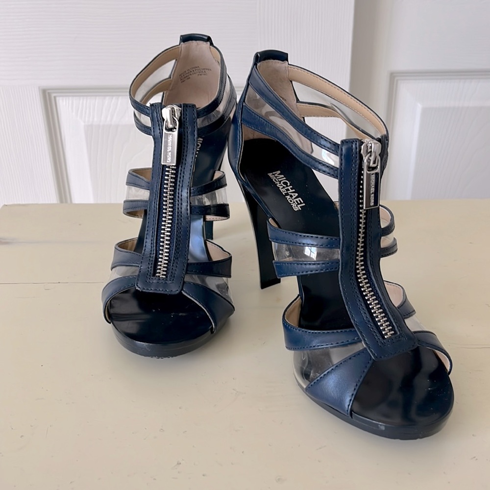 Michael Kors navy blue high heels size 6